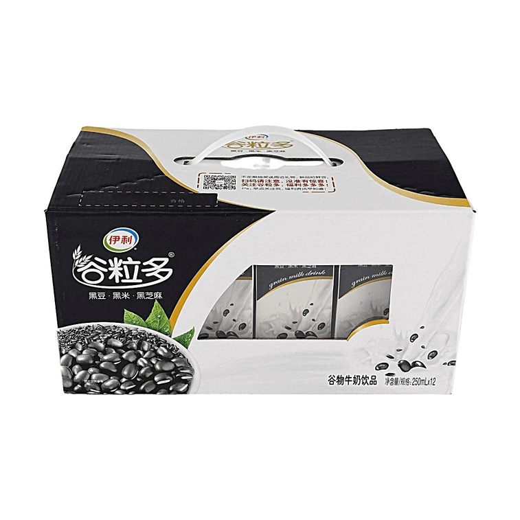 Gu Li Duo Black Bean Black Rice and Black Sesame Grain Milk Drink, 8.45 fl oz * 12 Pack, 101.44 fl oz 【Family Case Pack】 3