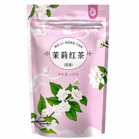 凤牌 中华老字号 茉莉红茶 滇红茉莉花茶 鲜灵甘甜 优雅下午茶办公茶 花茶标杆 100g