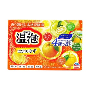 EARTH Warm Soak Yuzu Carbonated Effervescent Bath Salts