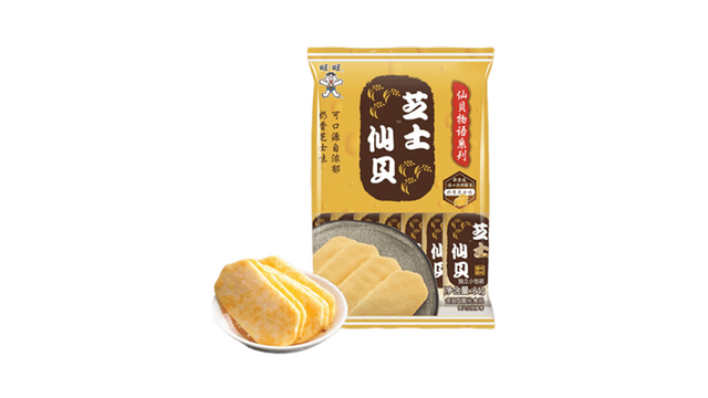 旺旺チーズせんべい 84g (中国直送) - 濃厚でクリーミー、甘くて