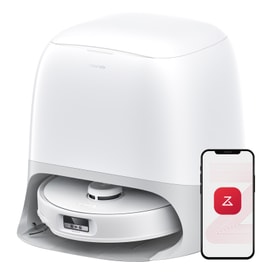 Roborock S5Max 掃除およびモップ掛けロボット (白)、超吸引、大