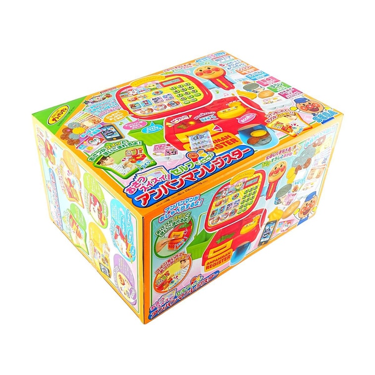 ごっこ遊びおもちゃ 家庭用おもちゃ バー小道具 簡単にお金が入れられる セルフサービススキャン パン スーパーマン レジ 5