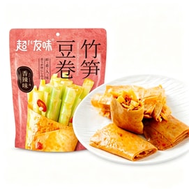 超有味 豆卷竹笋100g 卤味即食零食 独立小包装开袋即食 脆嫩鲜香 办公追剧解馋小食出游佐餐常备零食 【低卡低脂的美味小零食】