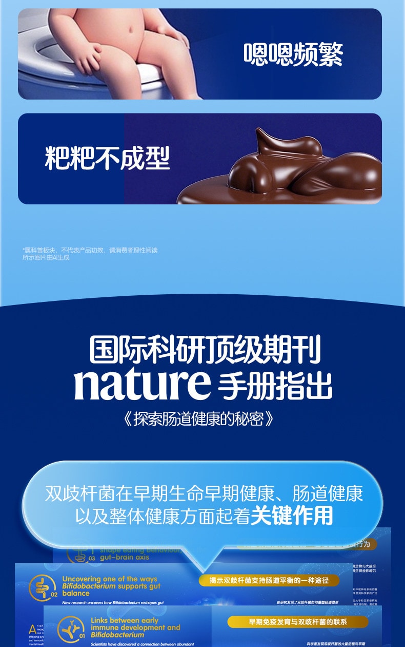【中國直郵】 合生元 益生菌 超金菌48袋含雙歧桿菌呵護腸胃 60g