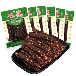 鸽鸽【6包】豆角干 江西老字号 辣条 【蒜香味 非油炸 有嚼劲】 怀旧风味 独立小包 6包*28克 小时候的休闲零食