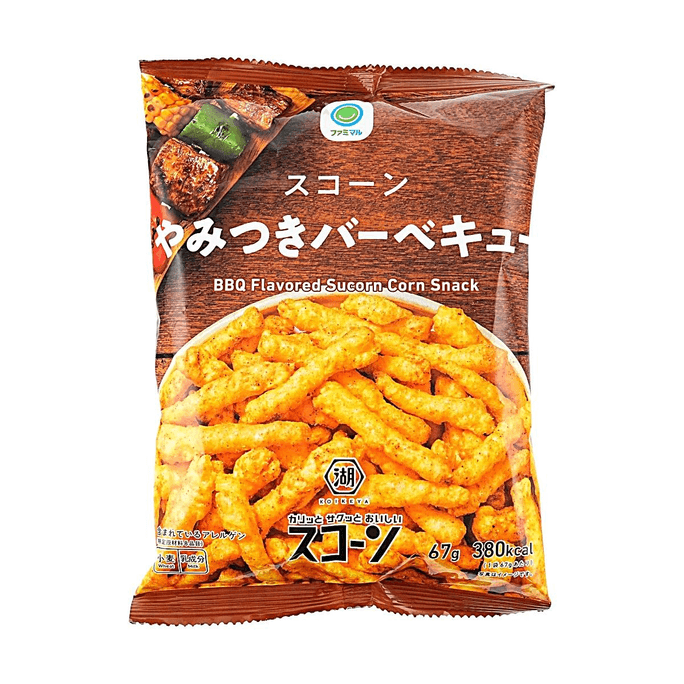 BBQ Flavored Scone Corn Snack 2.36oz 【Rich BBQ Flavor】【Crispy and Crunchy】
