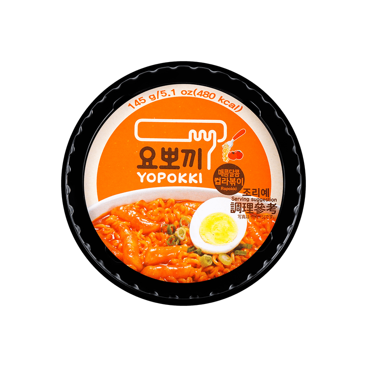 韩国YOPOKKI 拉面+炒年糕 甜辣口味 杯装 145g【韩式经典 双重口感】 15