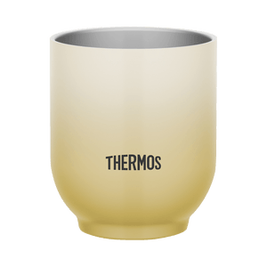 일본 THERMOS || 진공 단열 그라데이션 티컵 || 0.3L 베이지