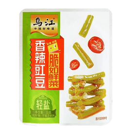 乌江 【巨巨脆爽 巨下饭菜】香辣 豇豆 酸豆角 豆角 30g*3包 90g 泡菜 咸菜 下饭菜 榨菜 【全网最好吃一款】