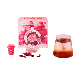 Flower Goddess Series Instant Coffee Rose Flavor Freeze Dried Deep Roast 0 Fat Black Coffee Hot Cold Brew 2gx12 Sticks