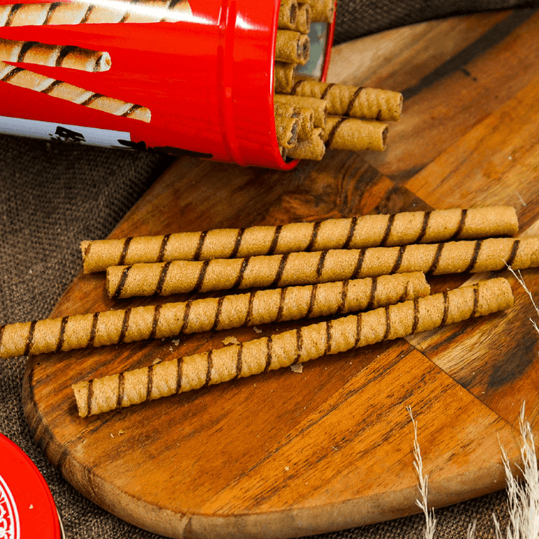 クリームワッフルロールチョコ味400g 3