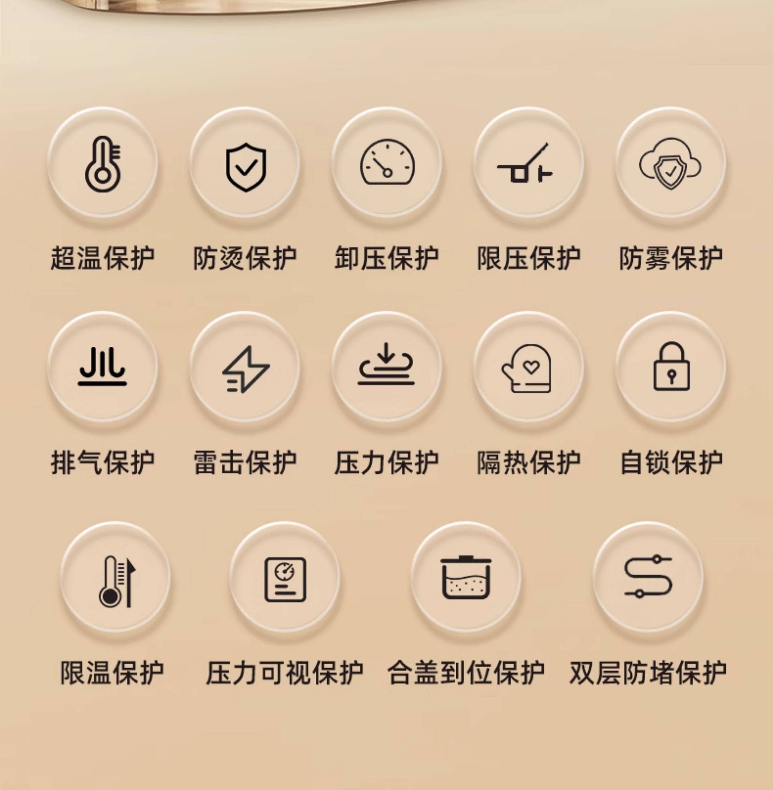 【中國直郵】 VIBILI 110V智慧壓力鍋電鍋迷你高壓鍋多功能電壓力鍋1-3人電煮鍋家用電鍋 內膽 316不銹鋼 白色 一個裝