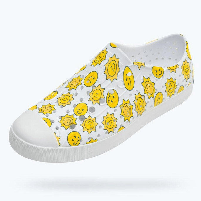 Native Men/Women's Jefferson Sugarlite Print Sandals Shoes - Raincoat Sunsmile US M5 / W7