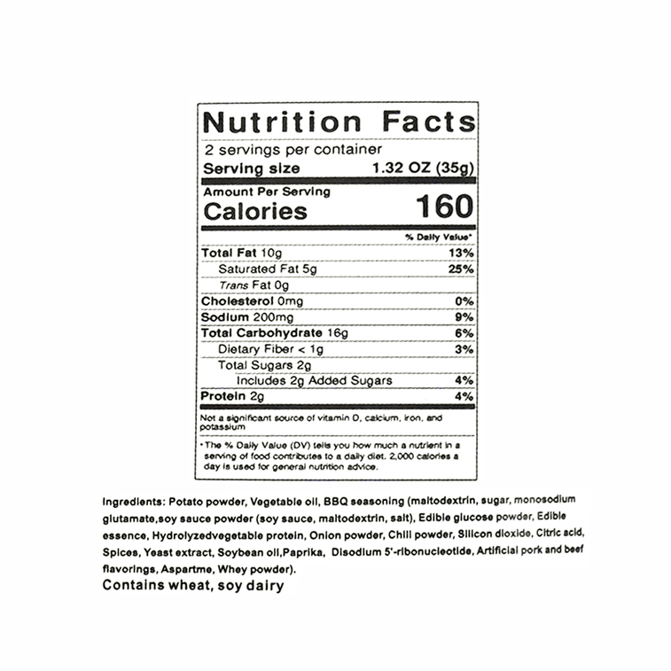 Potato Chips Carbon Roasted Pork Belly Flavor, 2.47 oz 13