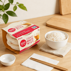 Cooked White Rice, 7.4 oz*3 Bowl 【 Instant & Microwaveable 】【Korea's No.1】