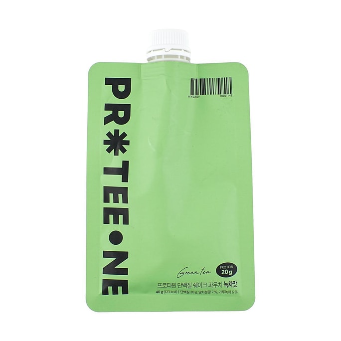 Protein Shake Pouch Green Tea Flavor 1.41 oz [Olive Young Hot] 