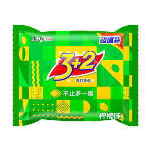 康師傅 夾心餅乾 清新檸檬味 三連包 375g