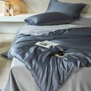 [중국 직배송] 자장가 봄 깊은 바다처럼 진미안 침대 3종세트(베개*1+시트*1+이불커버*1) 사계절 침구 필수 침대 시트 및 가정용 이불커버 징샤 트윈 사이즈