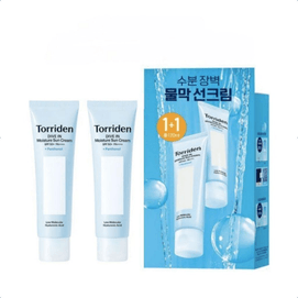 한국 Torriden 토리든 다이브인 무기자차 선크림 60ml 1+1 기획 세트 SPF50+PA++++ 산뜻한 자외선 차단