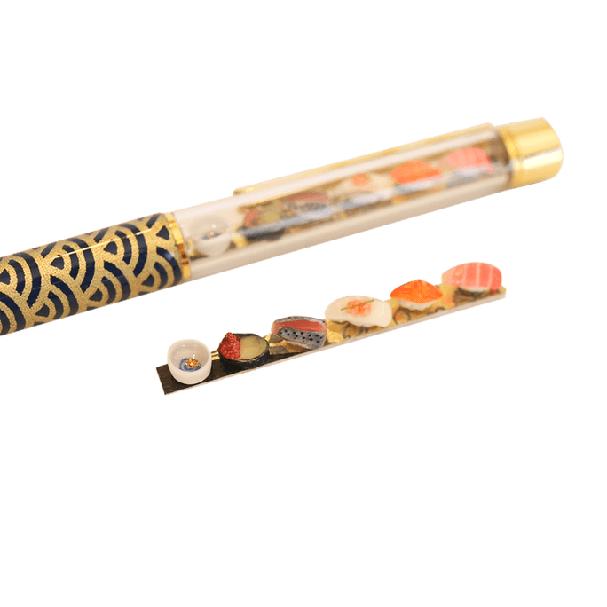 Studio Humming Bird Sake and sushi shaped ballpoint pen 1 piece