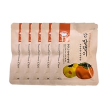 【韩国直邮】 韩国 Hanul Food 柿子干 60g × 5袋