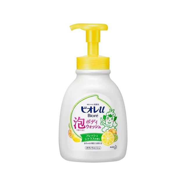 KAO Biore u Foaming Body Wash Fresh Citrus 600ml