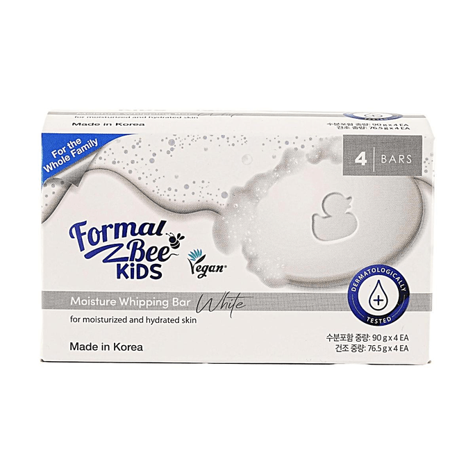 포멀 비 키즈 모이스처 휘핑 바 - 화이트 (90g x 4개)