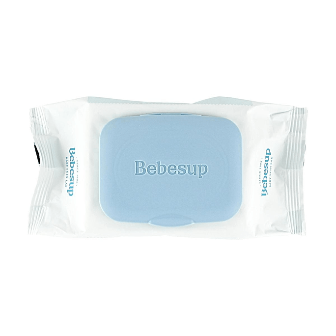 BEBESUP Sensitive Baby Wet Wipes, Hypoallergenic, 20 Sheets【99% Purified Water Organic Formula】