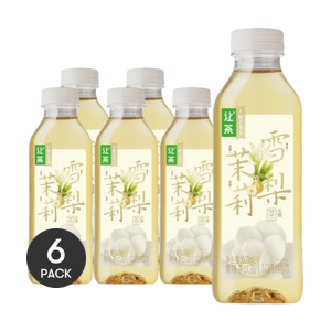 让茶 茉莉雪梨茶 无糖花果茶 500ml *6【6份超值装】【0糖0脂0卡】