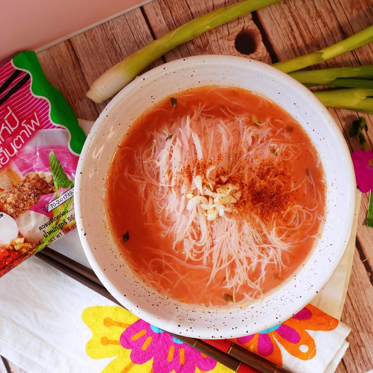 MAMA Instant Rice Vermicelli - Quick Cooking Thai Instant Noodles