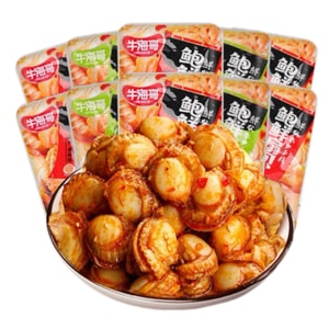  Scallop meat spicy garlic mixed flavor explosive seafood snacks 10g*10 bags