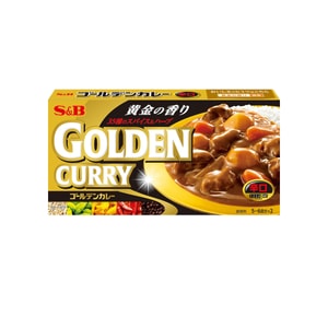 S&B 골든 카레 국물 매콤한 수제 카레 국물 198g 35가지 향신료 농축액