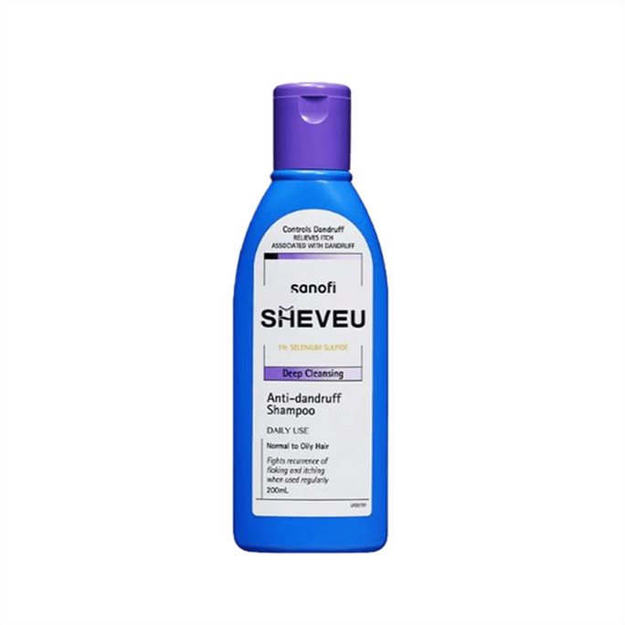 Selenium disulfide Anti-dandruff, Oil-Control and Fluffy Amino Acid Shampoo, Oil Control and Dandruff removal Purple bottle, 200ml per bottle