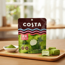 COSTA 软糯巧克力 抹茶风味 58g