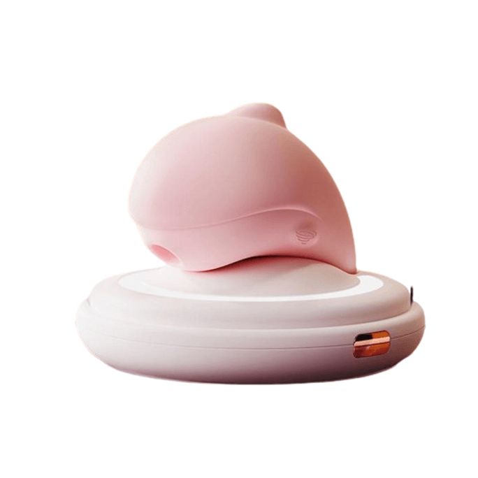 Little dolphin pink sterilization heating sucking cunnilingus breast pump female masturbation device adult sex toys