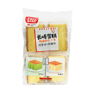 Nagasaki Cake Matcha & Lactic Acid Flavor 9.17 oz 【Mixed Pack】【Soft & Moist】