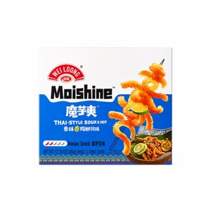 모이샤인 곤약 스낵 태국식 신맛 & 매운맛, 12.70 oz
