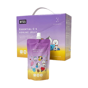 EVERYDAZE with BT21: エッセンシャルCのこんにゃくゼリー – 韓国梨、10個
