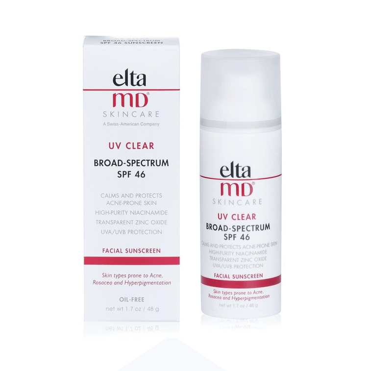 EltaMD UV Clear Facial Sunscreen SPF 46 - For Skin Types Prone To Acne ...