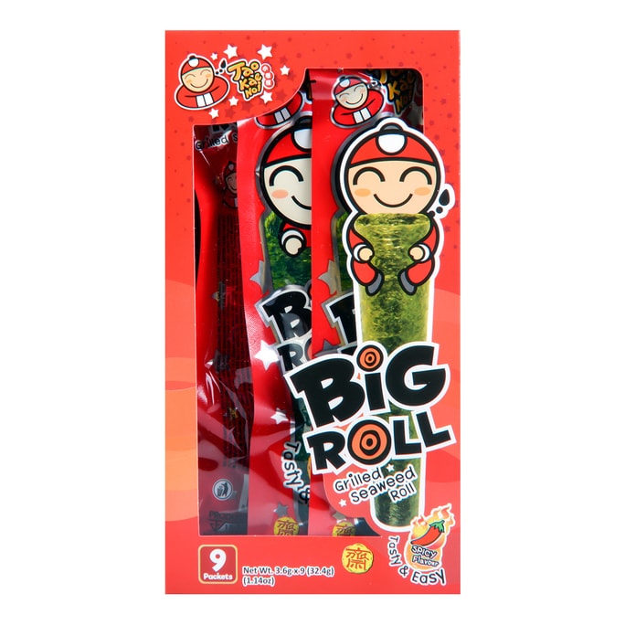 Big Roll Grilled Seaweed Roll Spicy Flavor 9pc