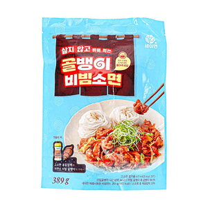 Spicy Sauce & Seasoned Whelk Noodle 13.7oz 【Authentic Korean Flavor】【No Boiling Required】