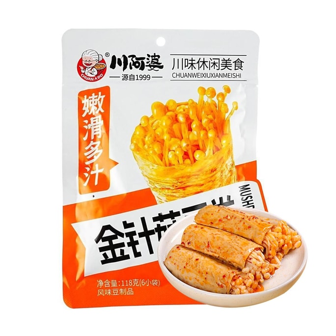 川阿婆 金针菇豆卷 118g