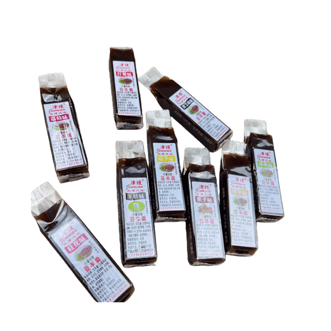 【中國直郵】 津縵 豆羊羹天津特產羊肝羹多口混合味經典懷舊傳統糕點零食6個約240克