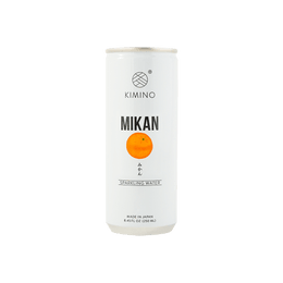 【零糖零脂低卡】日本KIMINO 橘子气泡水 果汁18%添加 250ml