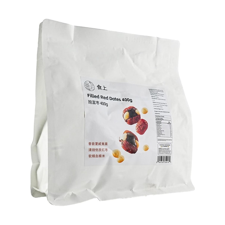 食上 抱富枣 400g【红枣夹软糯血糯米+香脆夏威夷果】 7