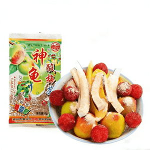 Sour Plum Powder Childhood Memories Nostalgic Snacks Sour Plum Tea Powder Fruit Dip King 8g*10 Bags