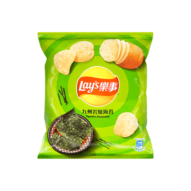 商品详情 - 台湾乐事 九州岩烧海苔口味洋芋片 43g - image  0