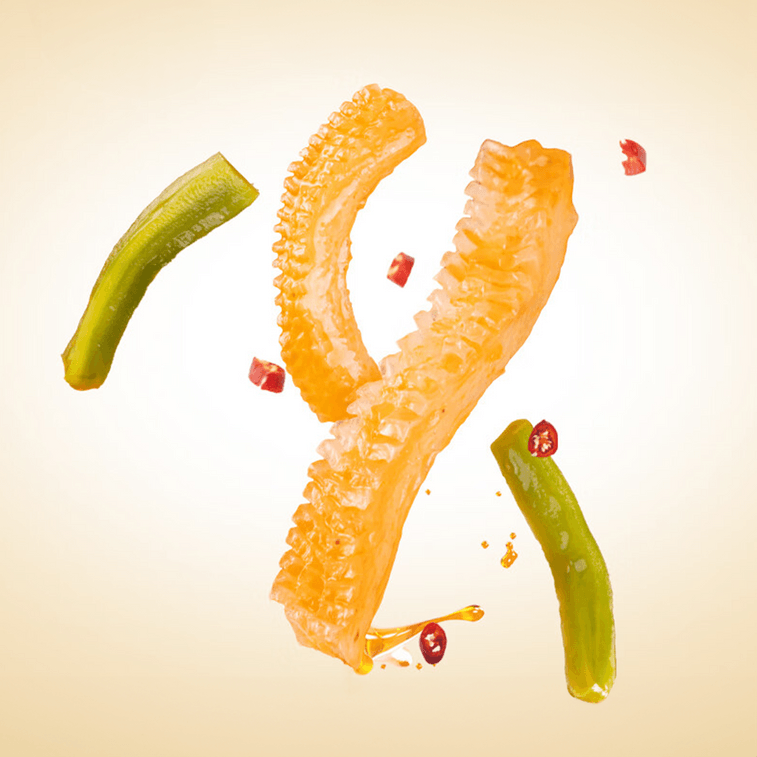 鹵門家族 貢菜蒟蒻 酸辣味15g*20包 一盒裝【雙倍脆爽快樂】【低卡解饞】 4