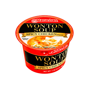 Spicy Chicken Flavor Wonton Soup - Instant Cup, 1.46oz