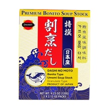 Dashi No Moto -Bonito Type Umami Soup Stock,2 Packs,  4.23oz【For Miso Soup, Hot Pot, Ramen and Udon Noodles】